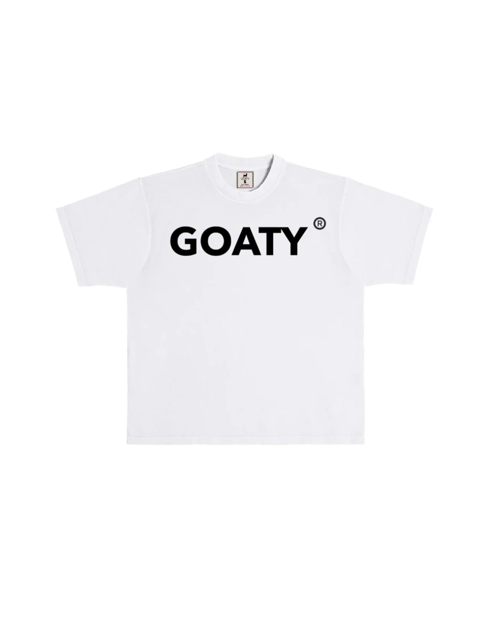 GOATY Classic Logo T-Shirt – White