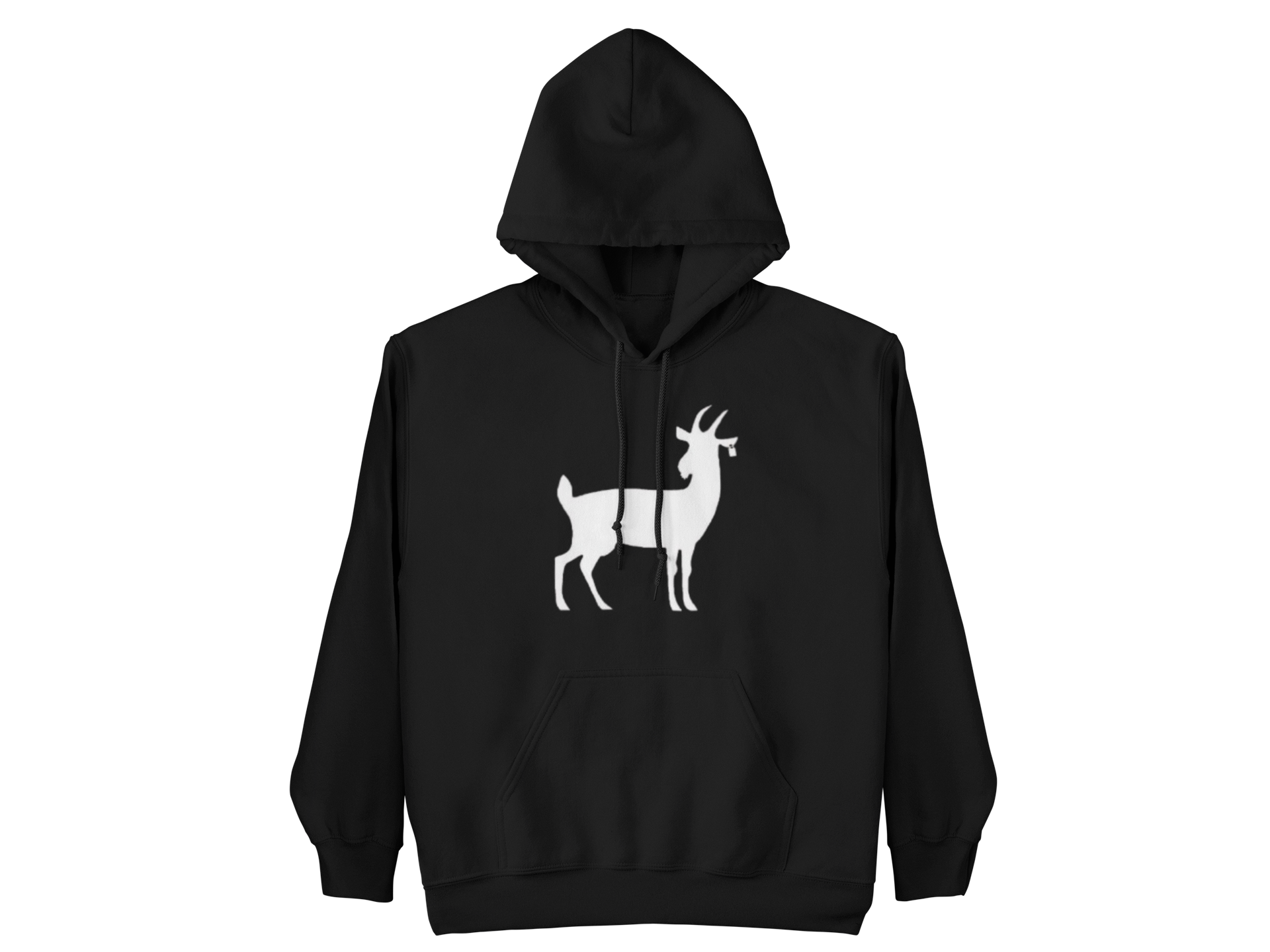 Goaty Goat Logo Hoodie - Black