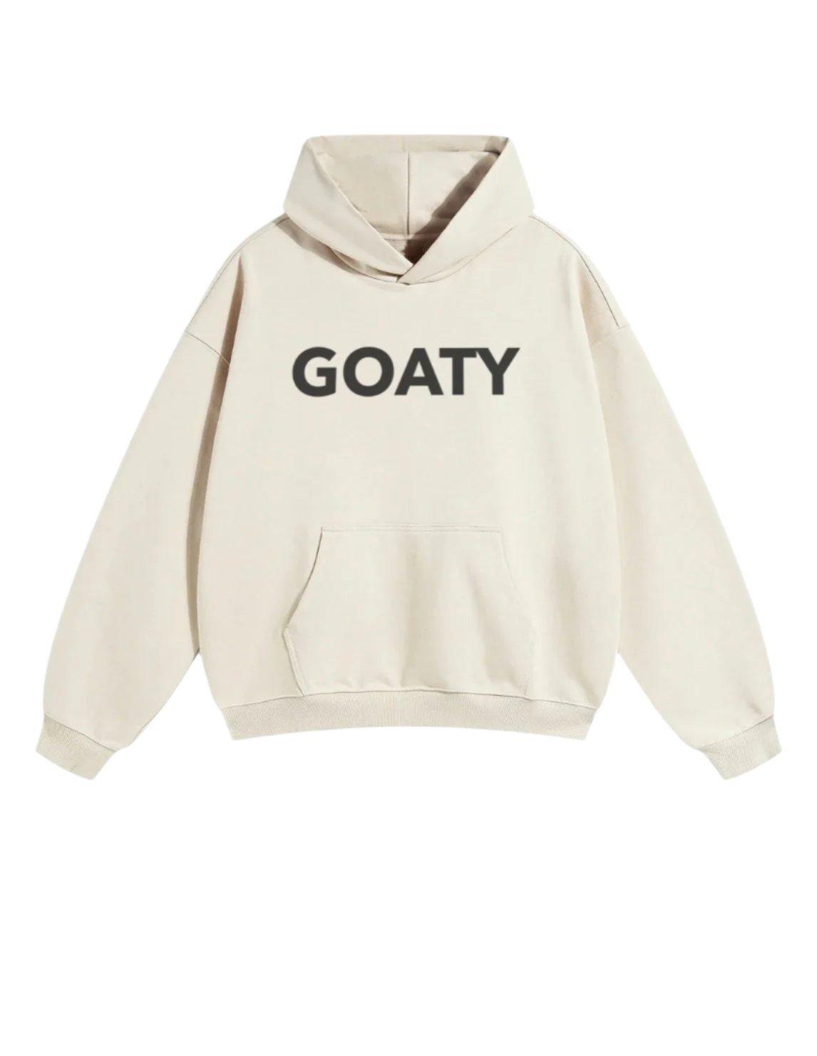 GOATY® Signature Beige Hoodie